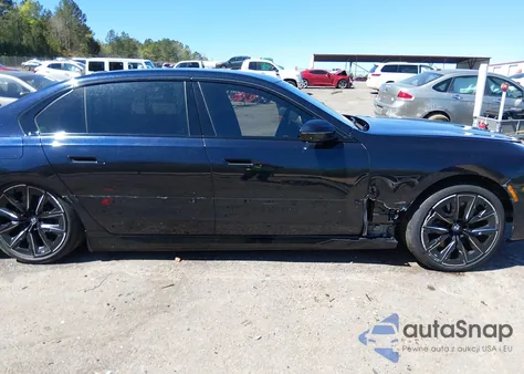 2024 BMW I7 Edrive50 z USA, uszkodzony, nr VIN WBY43EJ08RCS36765